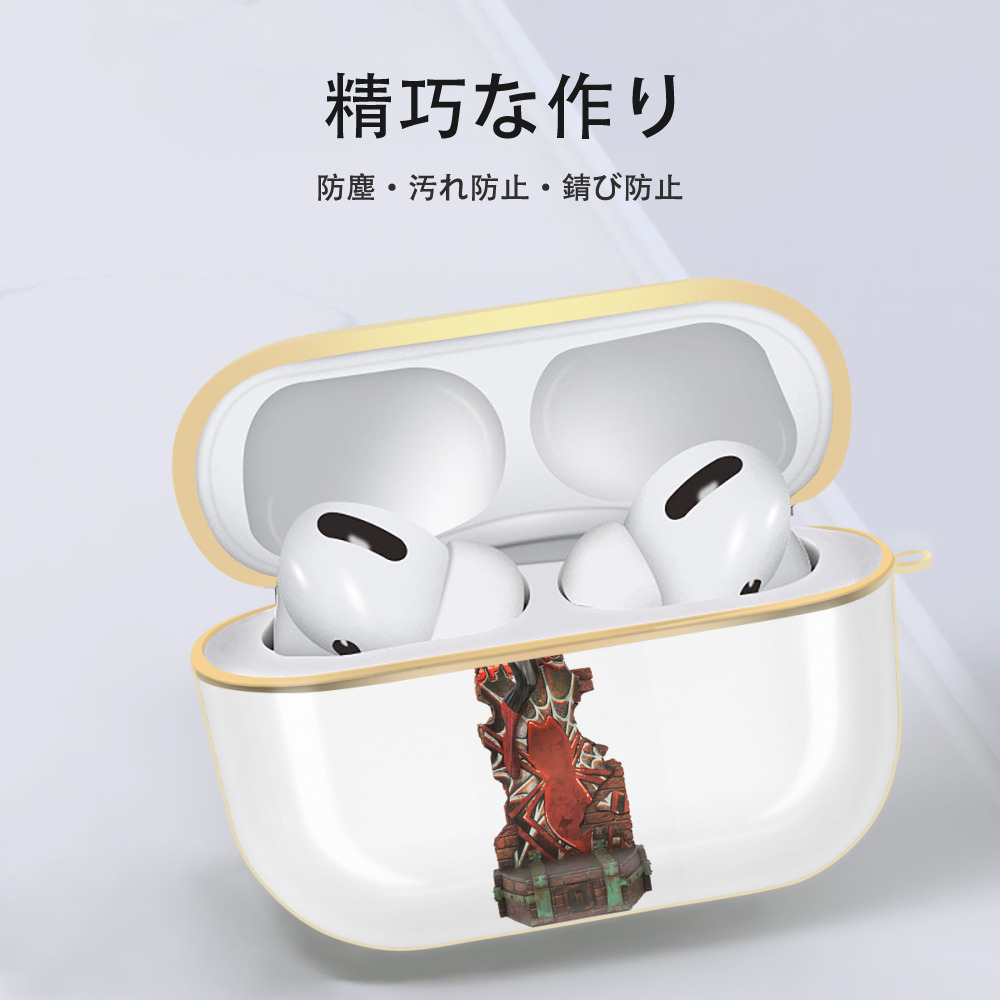 Spider Man スパイダーマン 【AirPods Pro用】ハードシェル保護ケース｜耐衝撃・防指紋・カラビナ付き商品仕様