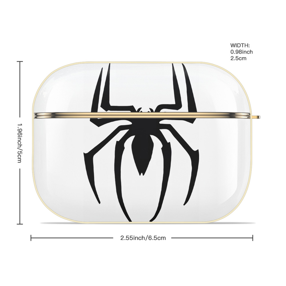 Spider Man スパイダーマン 【AirPods Pro用】ハードシェル保護ケース｜耐衝撃・防指紋・カラビナ付き商品仕様