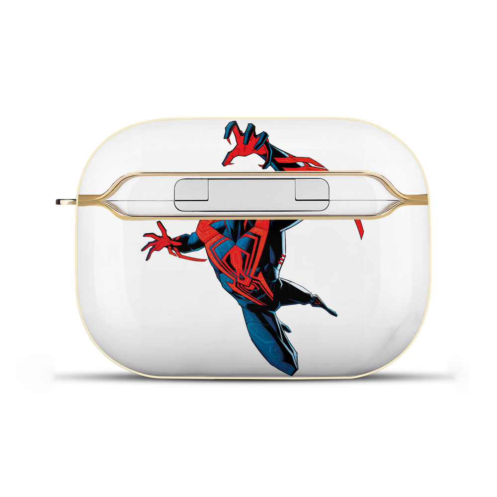 （画像用） Spider Man スパイダーマン 【AirPods Pro用】ハードシェル保護ケース｜耐衝撃・防指紋・カラビナ付き商品仕様