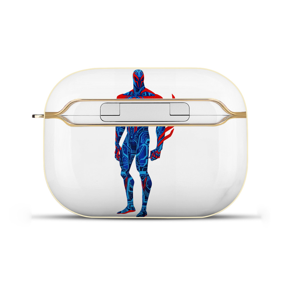 （画像用） Spider Man スパイダーマン 【AirPods Pro用】ハードシェル保護ケース｜耐衝撃・防指紋・カラビナ付き商品仕様