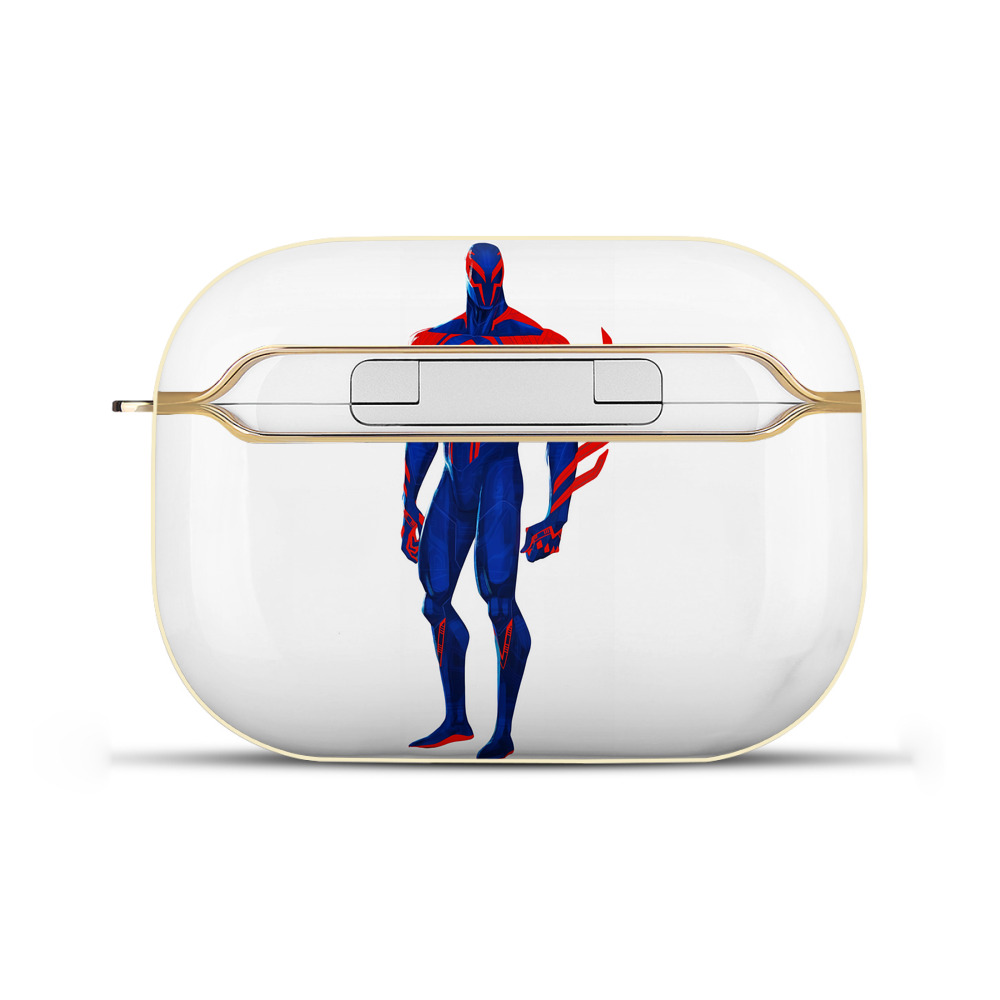 （画像用） Spider Man スパイダーマン 【AirPods Pro用】ハードシェル保護ケース｜耐衝撃・防指紋・カラビナ付き商品仕様