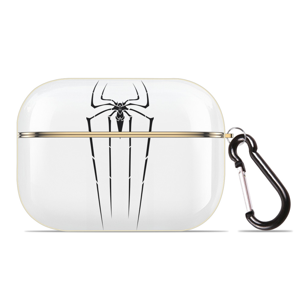 （画像用） Spider Man スパイダーマン 【AirPods Pro用】ハードシェル保護ケース｜耐衝撃・防指紋・カラビナ付き商品仕様
