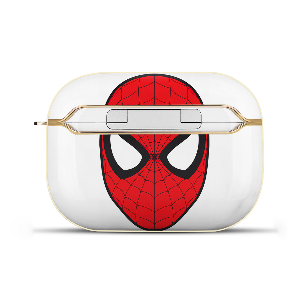 （画像用） Spider Man スパイダーマン 【AirPods Pro用】ハードシェル保護ケース｜耐衝撃・防指紋・カラビナ付き商品仕様