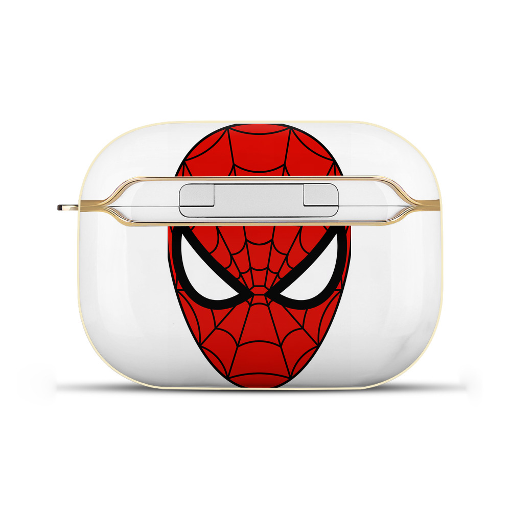 （画像用） Spider Man スパイダーマン 【AirPods Pro用】ハードシェル保護ケース｜耐衝撃・防指紋・カラビナ付き商品仕様