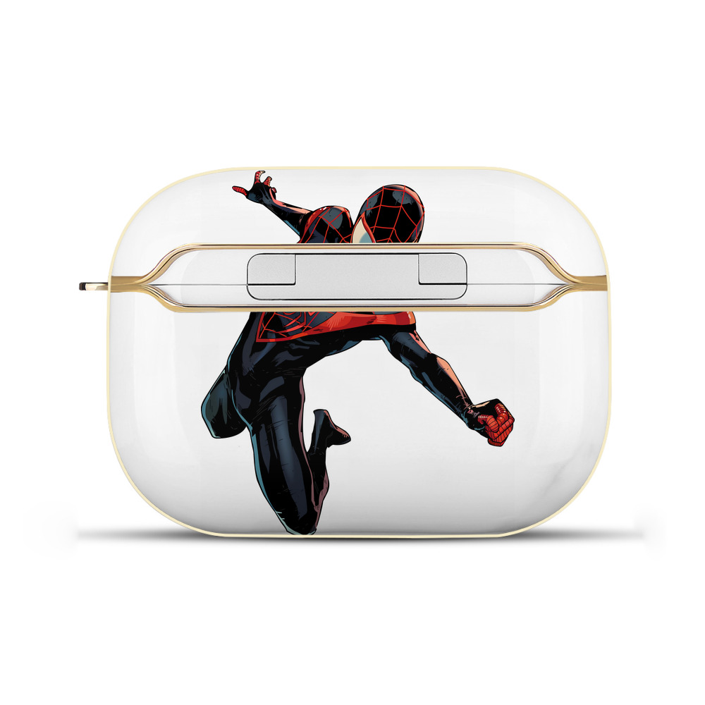 （画像用） Spider Man スパイダーマン 【AirPods Pro用】ハードシェル保護ケース｜耐衝撃・防指紋・カラビナ付き商品仕様