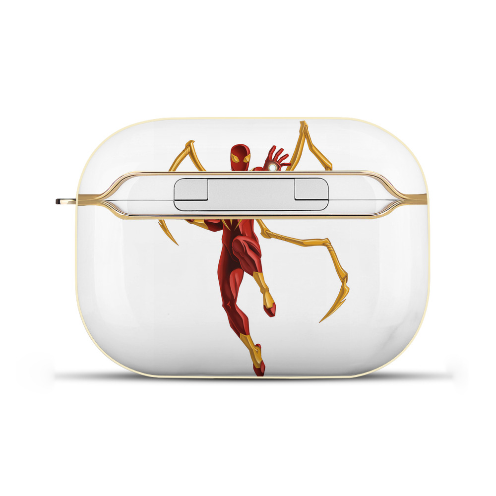 （画像用） Spider Man スパイダーマン 【AirPods Pro用】ハードシェル保護ケース｜耐衝撃・防指紋・カラビナ付き商品仕様