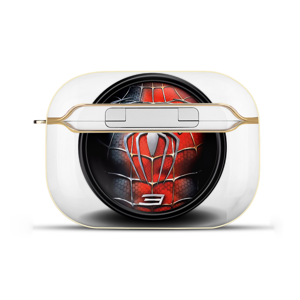 Spider Man スパイダーマン 【AirPods Pro用】ハードシェル保護ケース｜耐衝撃・防指紋・カラビナ付き商品仕様