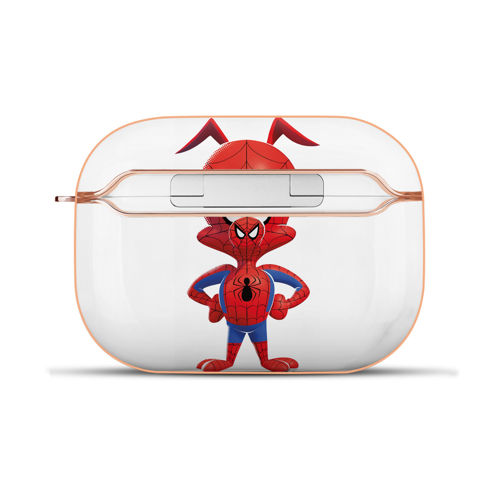 Spider Man スパイダーマン 【AirPods Pro用】ハードシェル保護ケース｜耐衝撃・防指紋・カラビナ付き商品仕様