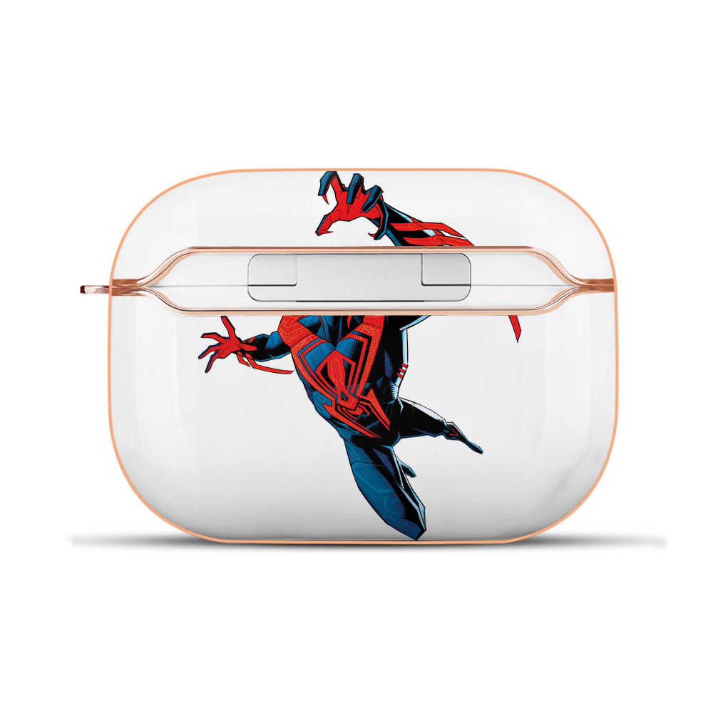 （画像用） Spider Man スパイダーマン 【AirPods Pro用】ハードシェル保護ケース｜耐衝撃・防指紋・カラビナ付き商品仕様