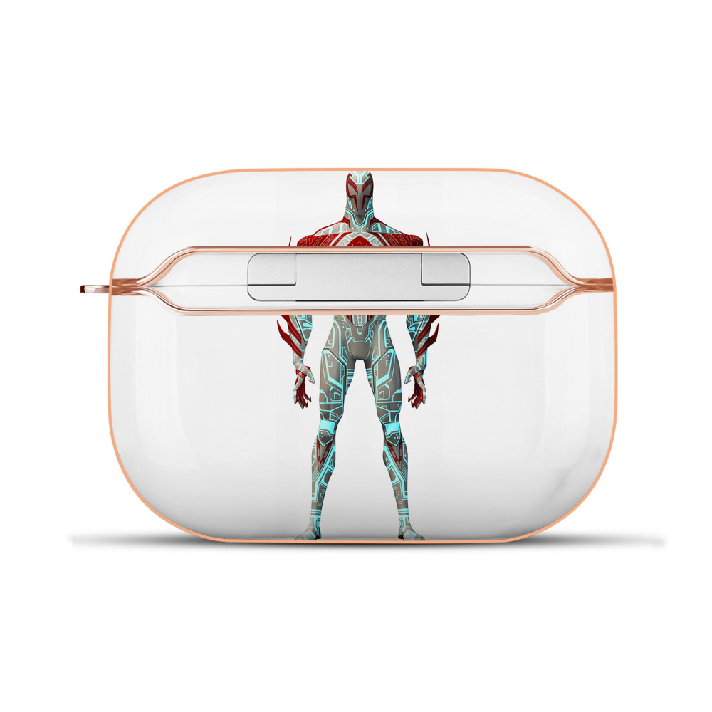 （画像用） Spider Man スパイダーマン 【AirPods Pro用】ハードシェル保護ケース｜耐衝撃・防指紋・カラビナ付き商品仕様
