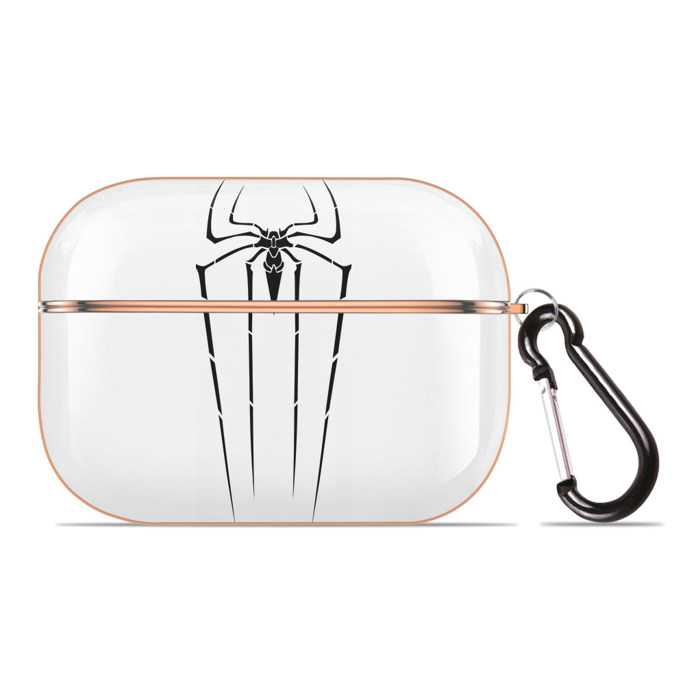（画像用） Spider Man スパイダーマン 【AirPods Pro用】ハードシェル保護ケース｜耐衝撃・防指紋・カラビナ付き商品仕様