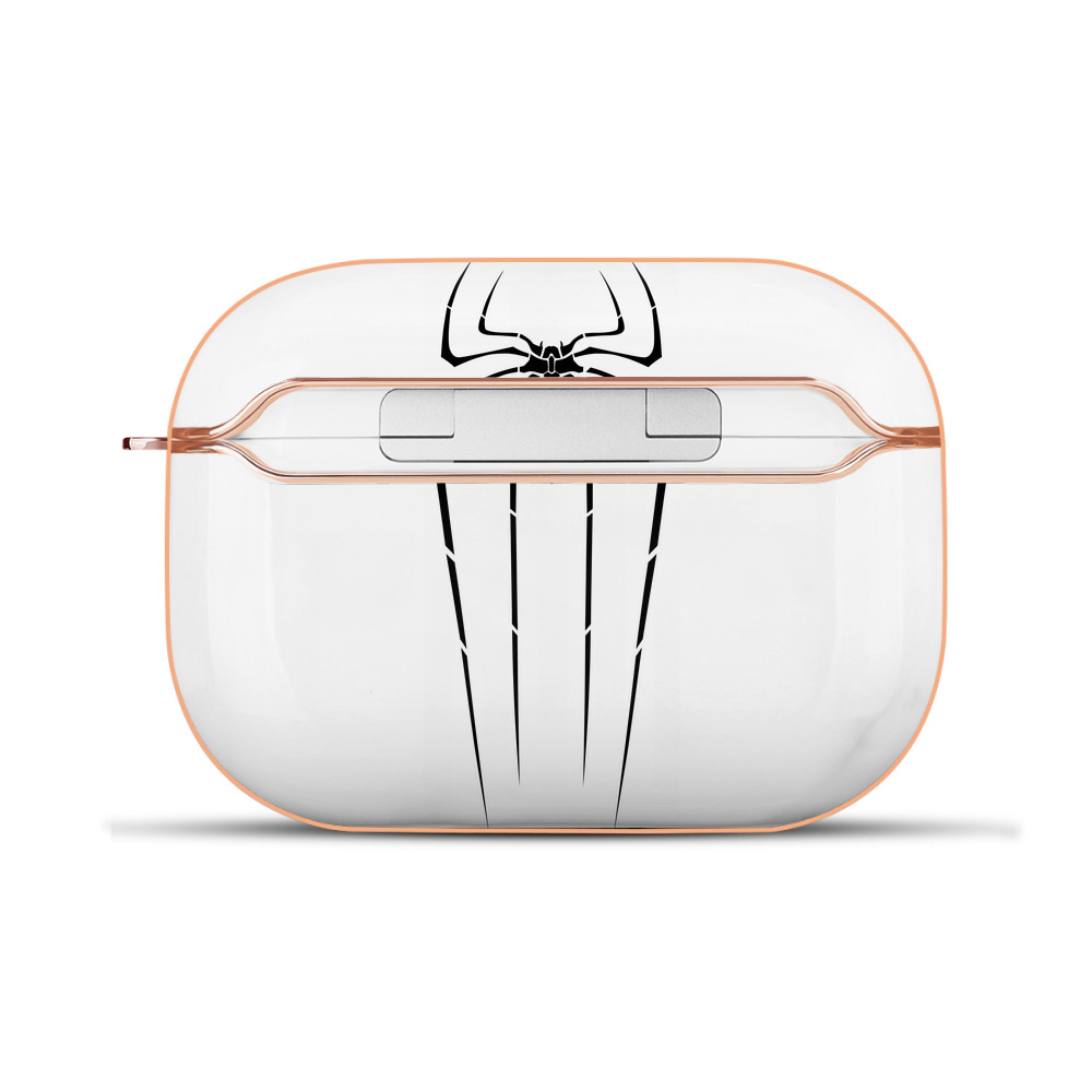 （画像用） Spider Man スパイダーマン 【AirPods Pro用】ハードシェル保護ケース｜耐衝撃・防指紋・カラビナ付き商品仕様