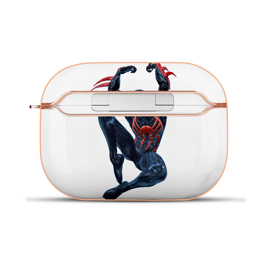 Spider Man スパイダーマン 【AirPods Pro用】ハードシェル保護ケース｜耐衝撃・防指紋・カラビナ付き商品仕様