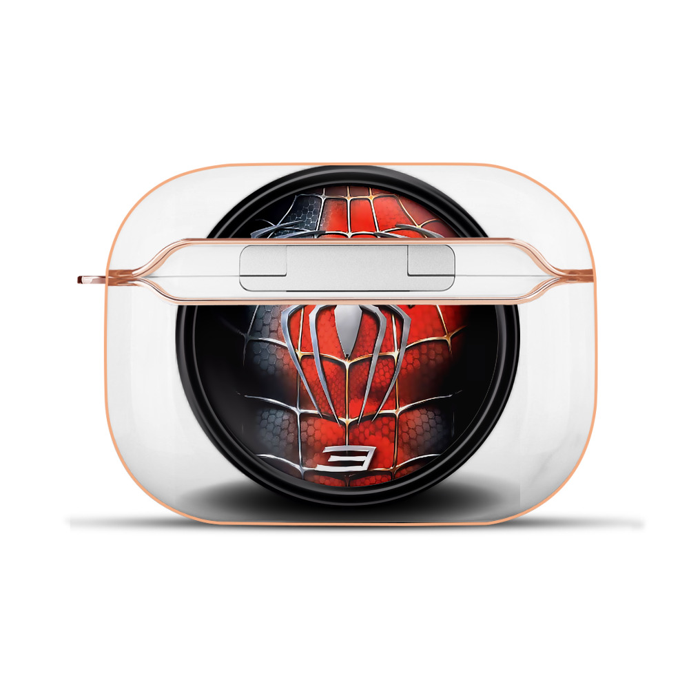 （画像用） Spider Man スパイダーマン 【AirPods Pro用】ハードシェル保護ケース｜耐衝撃・防指紋・カラビナ付き商品仕様