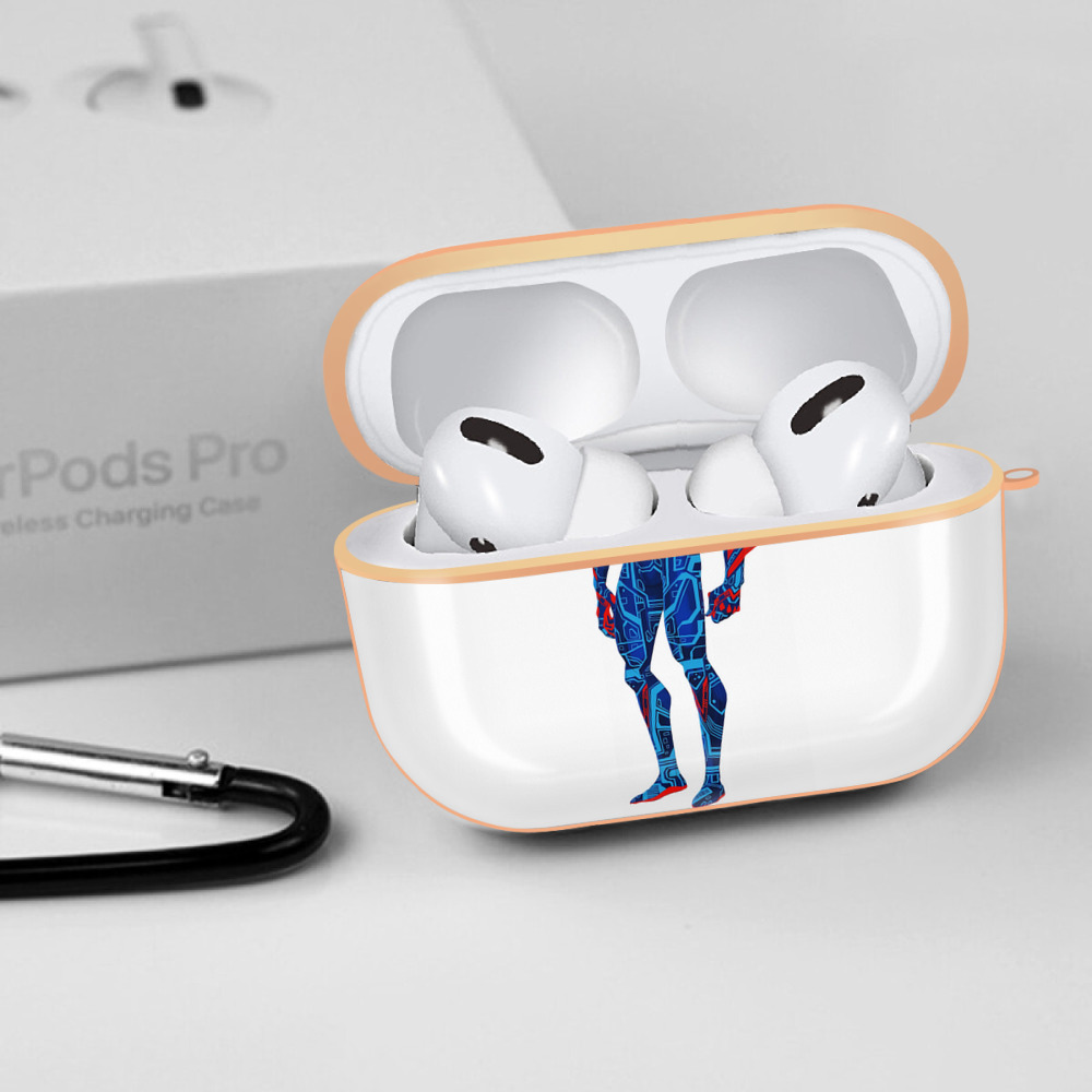 Spider Man スパイダーマン 【AirPods Pro用】ハードシェル保護ケース｜耐衝撃・防指紋・カラビナ付き商品仕様