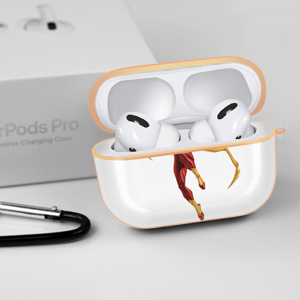 Spider Man スパイダーマン 【AirPods Pro用】ハードシェル保護ケース｜耐衝撃・防指紋・カラビナ付き商品仕様