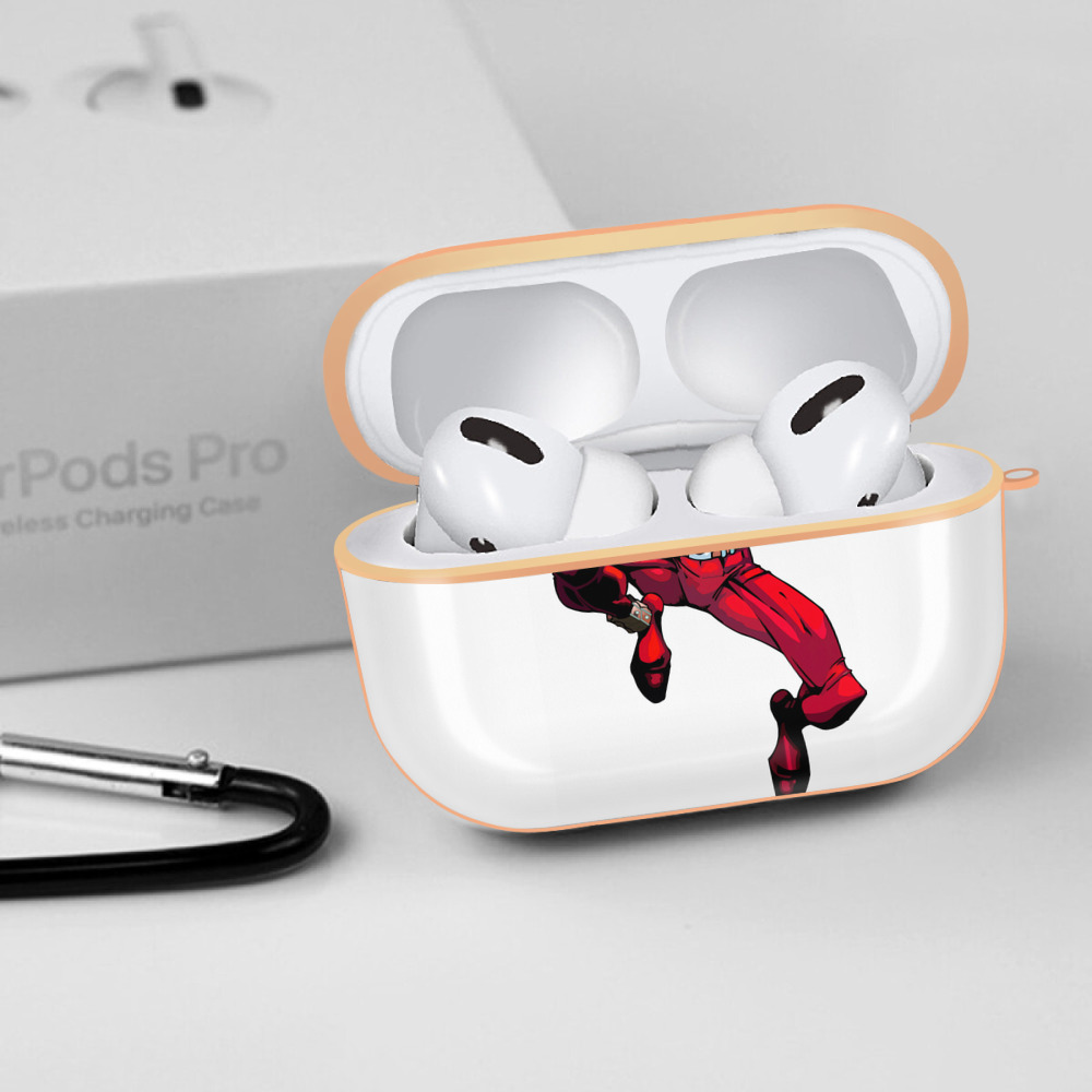 Spider Man スパイダーマン 【AirPods Pro用】ハードシェル保護ケース｜耐衝撃・防指紋・カラビナ付き商品仕様
