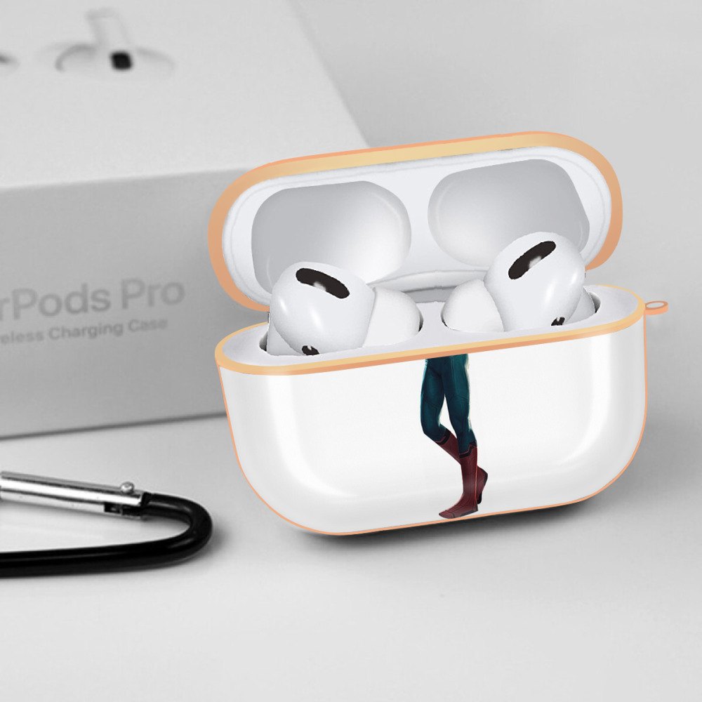 Spider Man スパイダーマン 【AirPods Pro用】ハードシェル保護ケース｜耐衝撃・防指紋・カラビナ付き商品仕様
