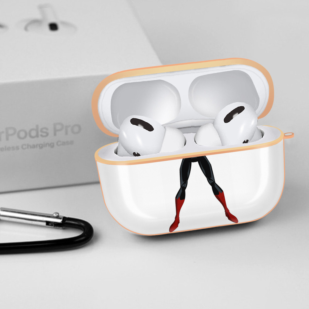 Spider Man スパイダーマン 【AirPods Pro用】ハードシェル保護ケース｜耐衝撃・防指紋・カラビナ付き商品仕様