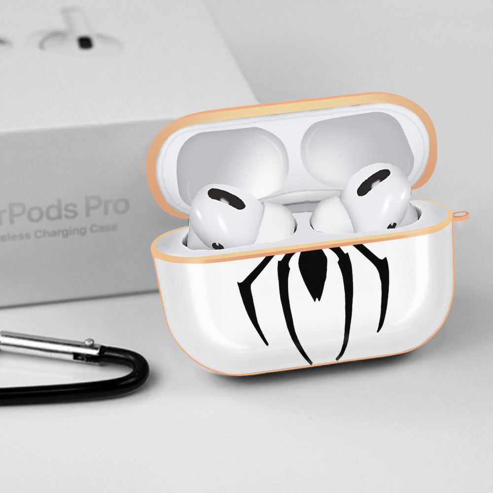 Spider Man スパイダーマン 【AirPods Pro用】ハードシェル保護ケース｜耐衝撃・防指紋・カラビナ付き商品仕様